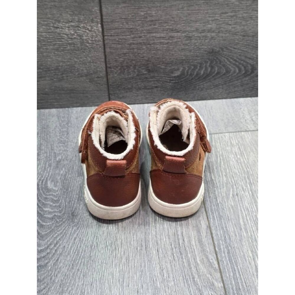 Ugg Kids Rennon boots warm II trainers Brown Sz 8 S000109 - Picture 5 of 11